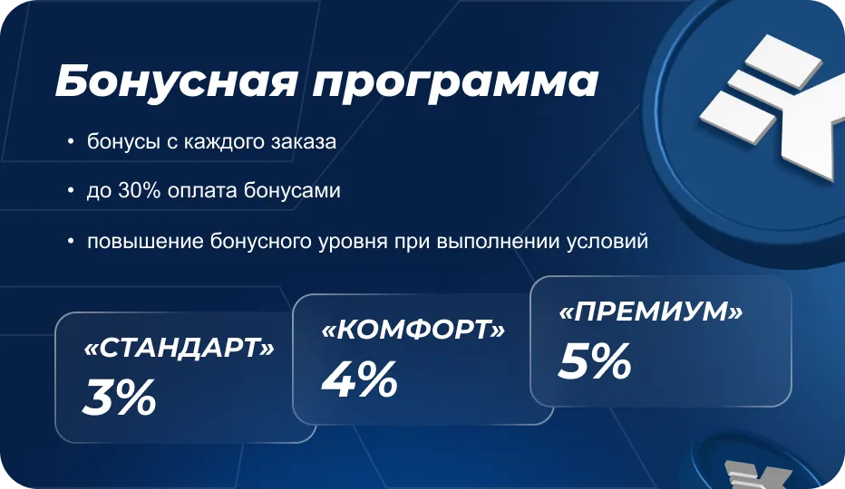 Новая бонусная программа: больше покупок — больше привилегий! Новая бонусная программа: больше покупок — больше привилегий!
